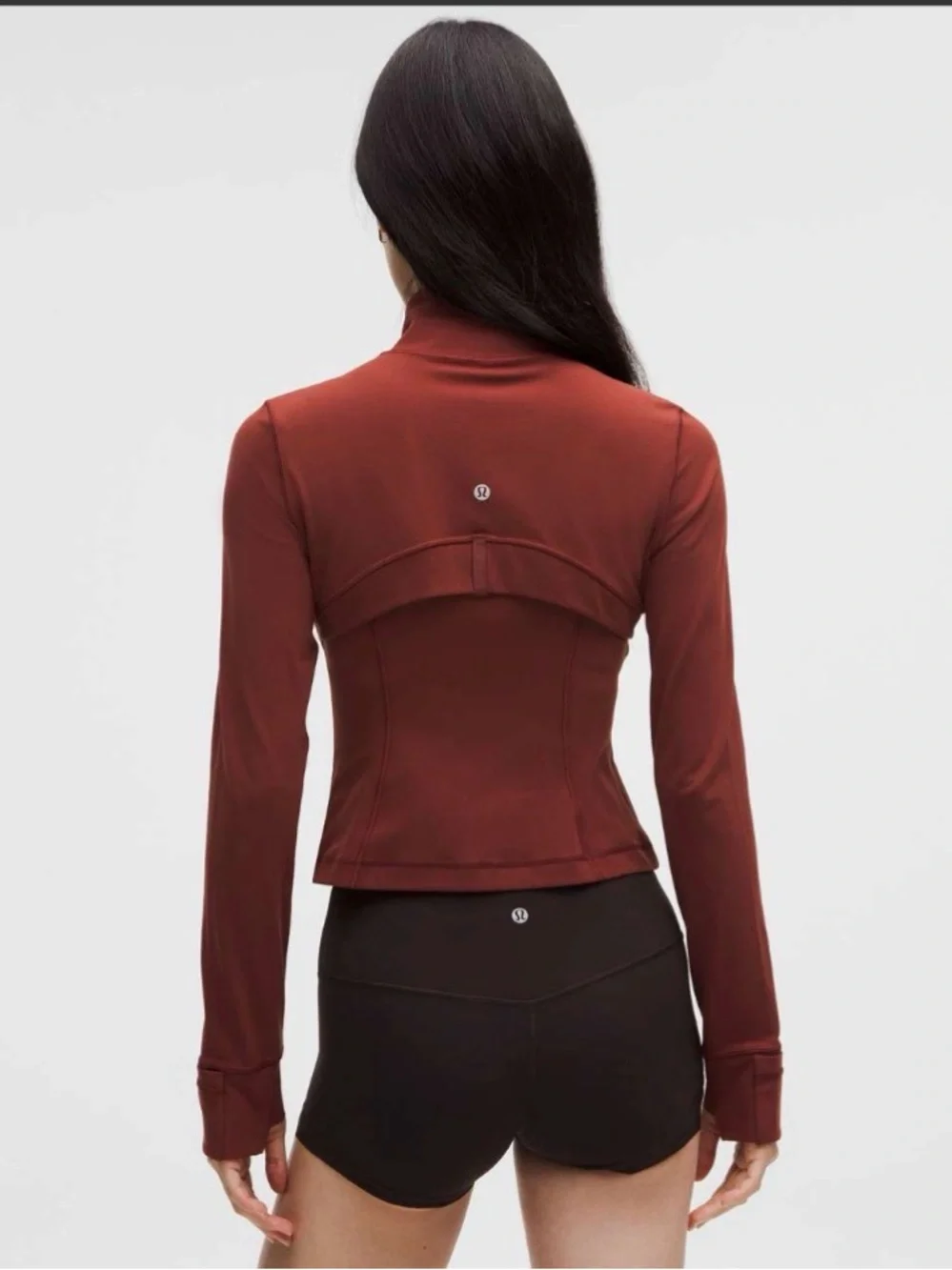 Lululemon Define Cropped Jacket Nulu color ROCKWOOD size 12